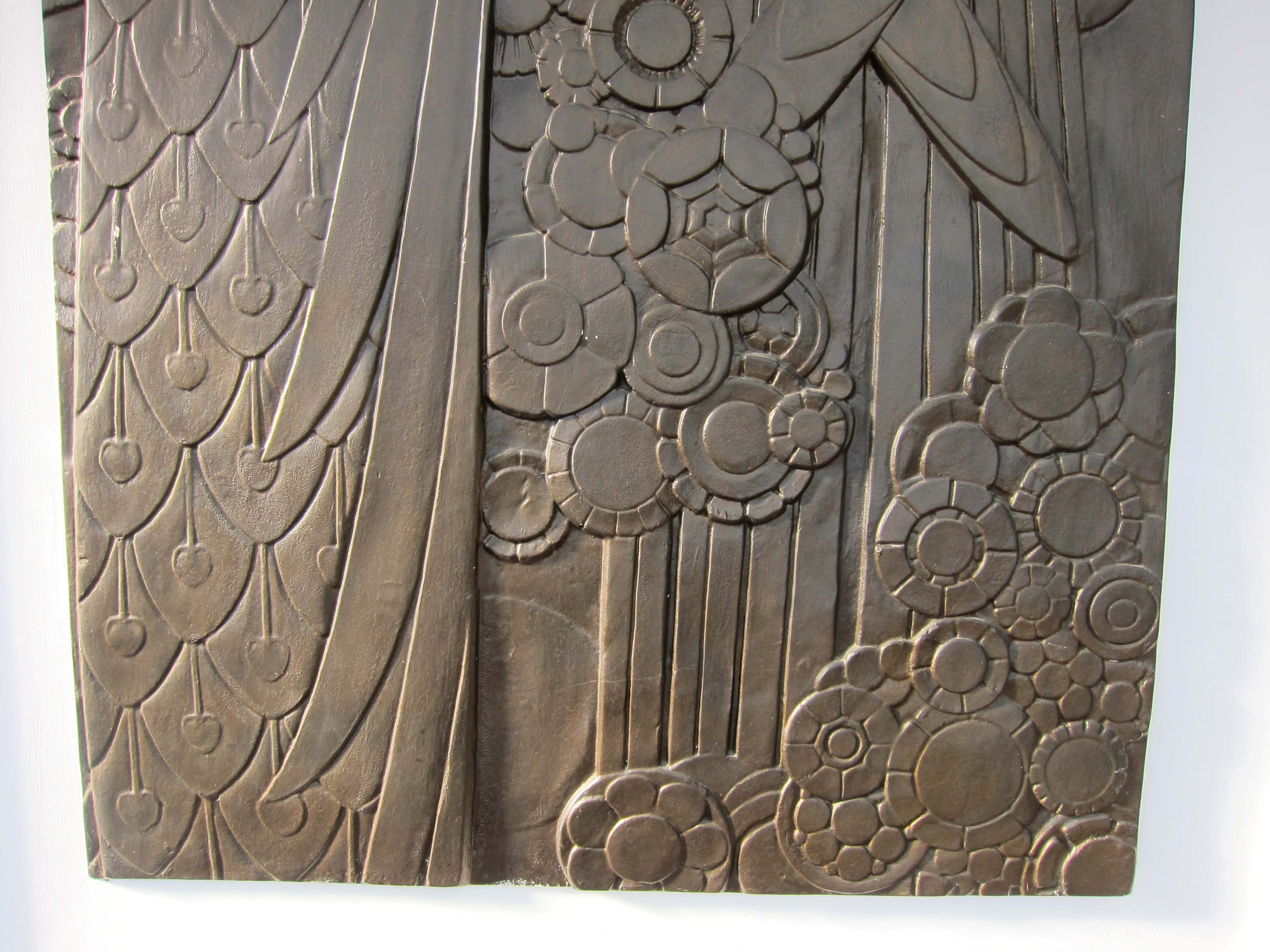 Low relief in Burgh Island Hotel Bar